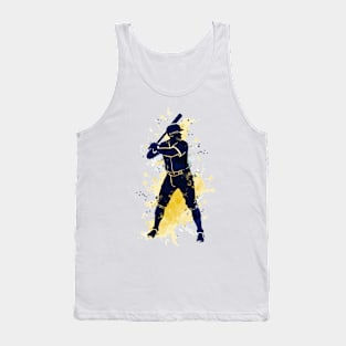 Baseball player silhouette Tank Top